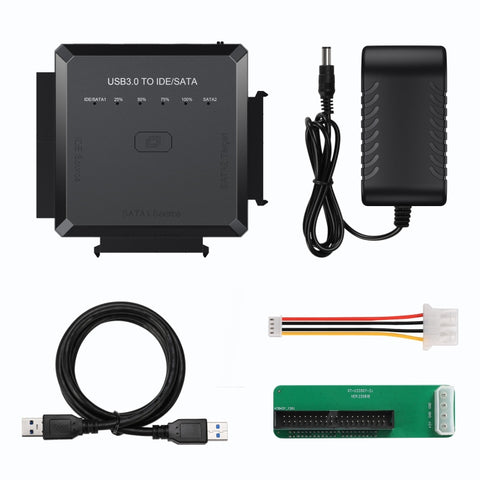 Convertitore adattatore per disco rigido da USB 3.0 a SATA o IDE con funzione di clonazione