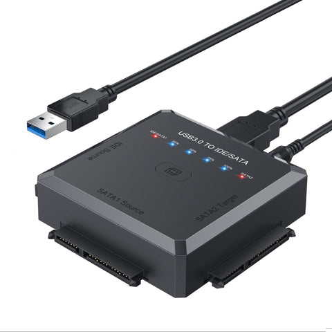 Convertitore adattatore per disco rigido da USB 3.0 a SATA o IDE con funzione di clonazione