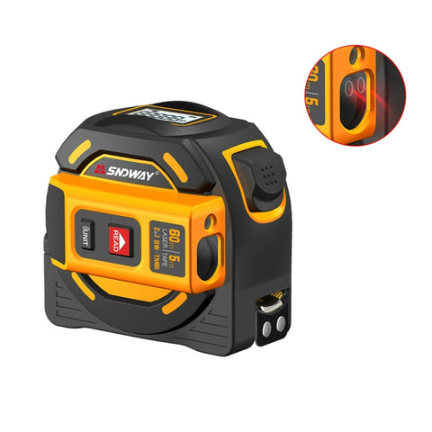 SNDWAY nouveau télémètre numérique commutateur de distance laser Nastro multifonction autobloquant dispositif manuel SW-TM60, SW-TM60