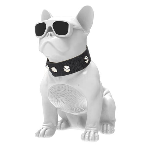 Haut-parleur stéréo sans fil Bluetooth Bulldog CH-M10, prise en charge TF/disco U/FM, blanc, rouge