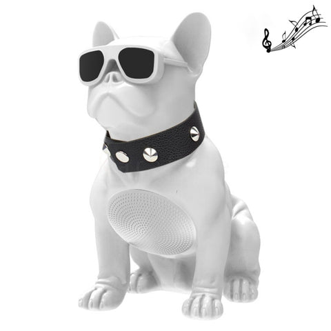 Haut-parleur stéréo sans fil Bluetooth Bulldog CH-M10, prise en charge TF/disco U/FM, blanc, rouge