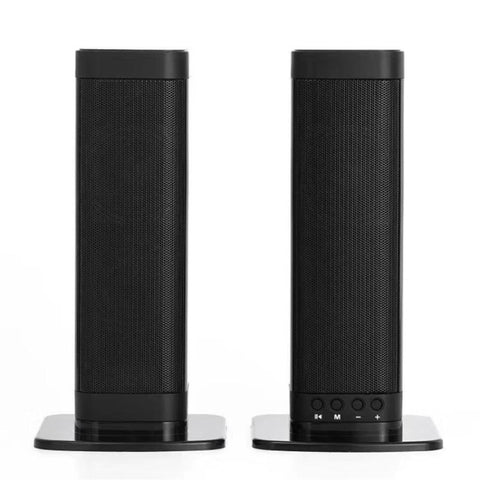 Barre de son sans fil domestique pour TV BKS-33 5.0, support TF, jante et jaune, effet stéréo 3D