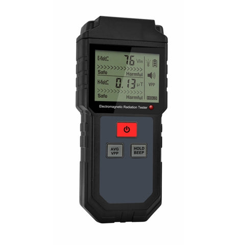 RZ825 Testeur de rayonnement électromagnétique Instrument de mesure du misurateur EMF du champ électromagnétique numérique portable à cristaux liquides pour ordinateur téléphone cellulaire, RZ825