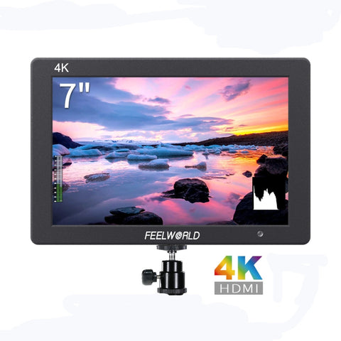 FEELWORLD T7 7 pollici IPS 1920x1200 HDMI sul campo della fotocamera Supporto per monitor video ingresso uscita 4K, T7