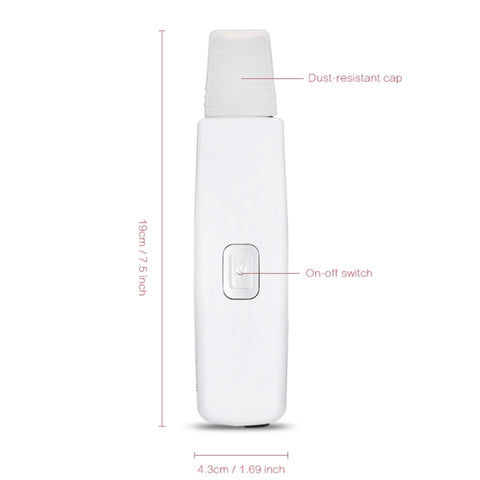 K-SKIN KD8070 Scrubber elettrico ad ultrasuoni per il viso Pulisci il massaggio Illumina la spatola per la cura della pelle, KD8070