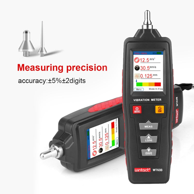 WINTACT WT63B Handheld Vibration Meter for Accurate Analysis
