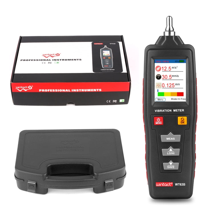 WINTACT WT63B Handheld Vibration Meter for Accurate Analysis