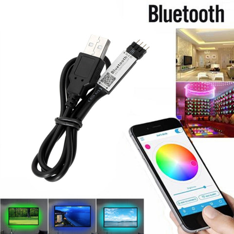 Controller LED Bluetooth Smart RGB adatto per strisce luminose RGB 5V 3528 5050