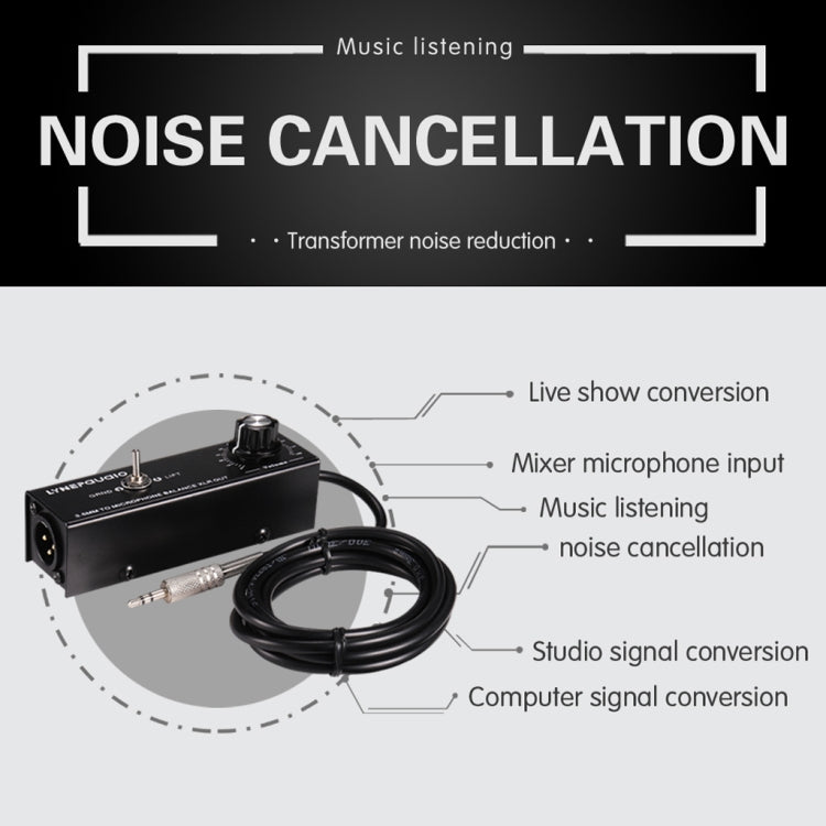 Professional Stereo Signal Converter for Balanced