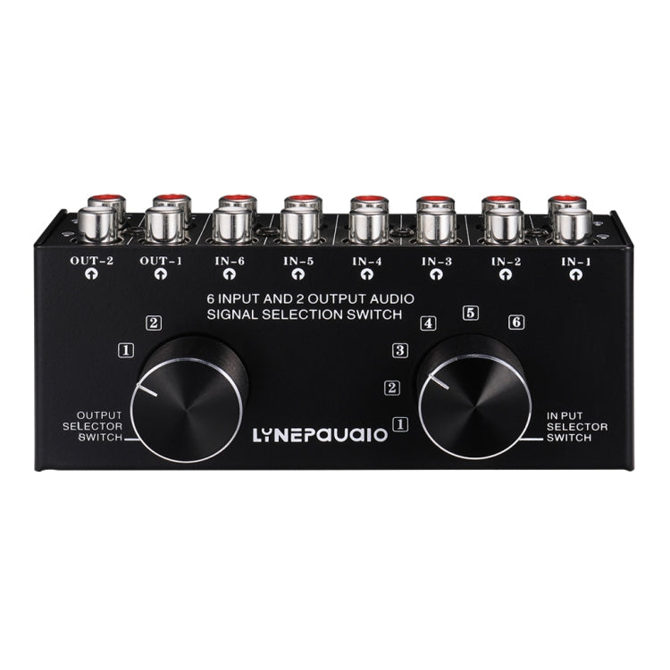 Audio Source Selector Switch with RCA Inputs and Outputs