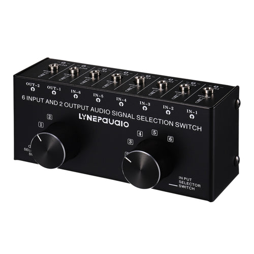 6x2 Audio Signal Switch with 3.5mm Interface