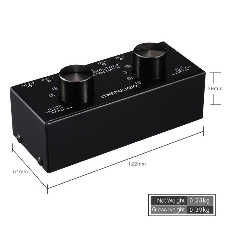 6x2 Audio Signal Switch with 3.5mm Interface