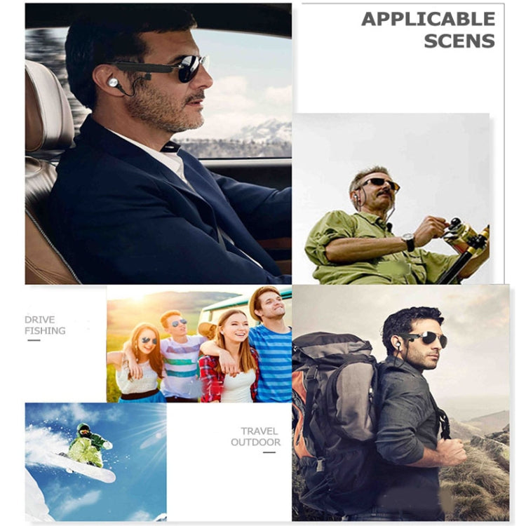 A8 Bluetooth Earphone Sunglasses with Hands-Free Mic