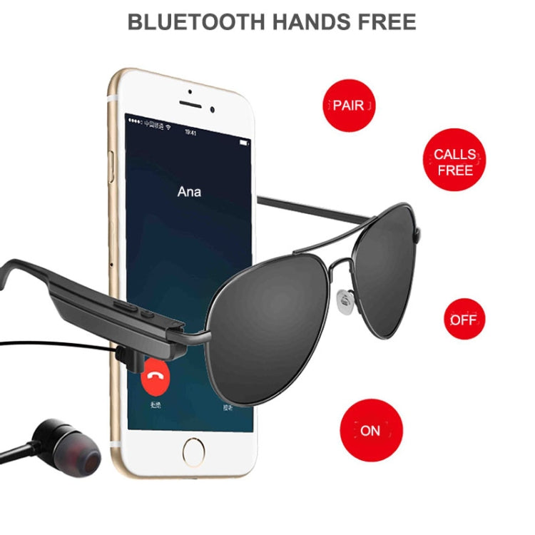 A8 Bluetooth Earphone Sunglasses with Hands-Free Mic