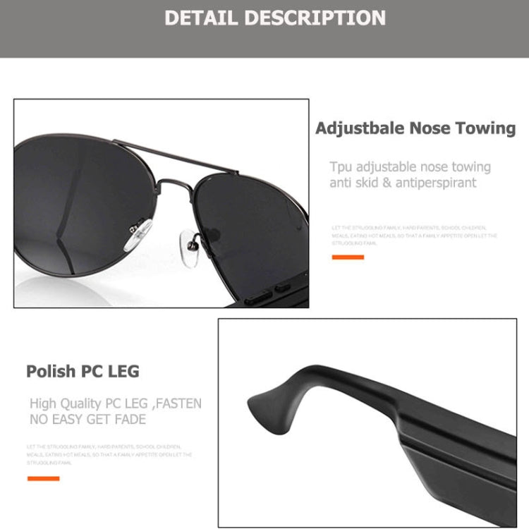 A8 Bluetooth Earphone Sunglasses with Hands-Free Mic