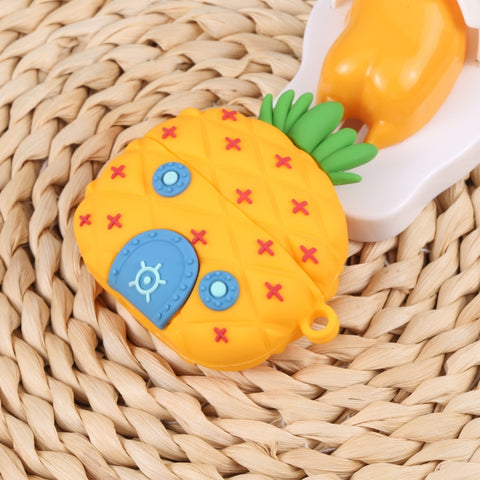 Per Apple AirPods Pro Custodia protettiva per cuffie Bluetooth con aspetto ananas