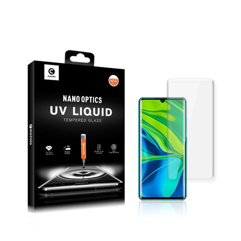 Per Xiaomi Mi CC9 Pro / Mi Note 10 mocolo 9H Pellicola per schermo UV a schermo intero 3D, Per Xiaomi Mi CC9 Pro
