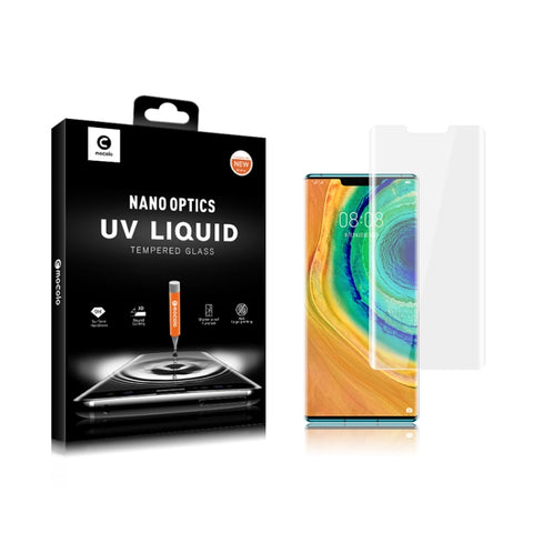 Per Huawei Mate 30 Pro mocolo 9H Pellicola per schermo UV a schermo intero 3D, For Huawei Mate 30 Pro