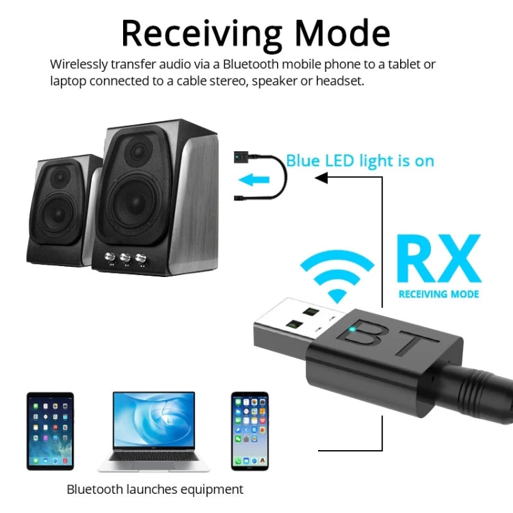 bt005-5-0-usb-ricevitore-bluetooth-amplificatore-per-altoparlante-audio-aux-i-adattatore-per-stick-bluetooth-stereo-wireless-per-auto - immagine 6