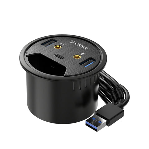 HUB multifunzione con occhiello di alimentazione da tavolo ORICO DESK-2U1C