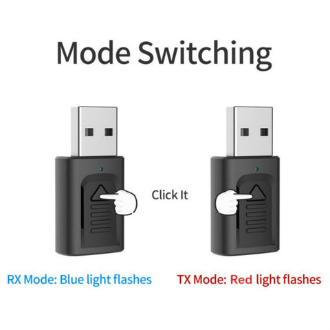 JEDX-M135 USB5.0 Trasmettitore ricevitore audio Bluetooth 4 en 1, 4 en 1