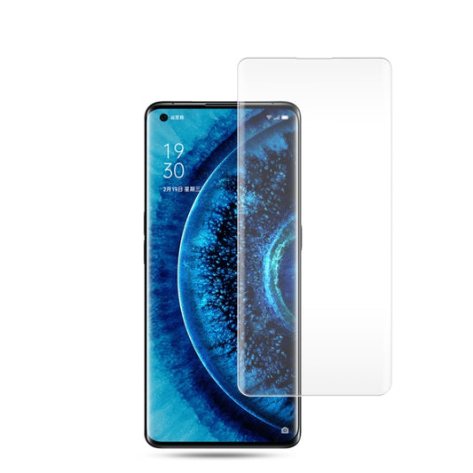 Per Oppo Find X2/ X2 Pro mocolo 9H Pellicola per schermo UV a schermo intero 3D, For OPPO Find X2/ X2 Pro