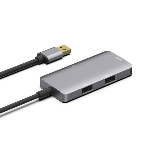HUB USB 3.0 Onten 8107 con lettore di schede CF SD TF, 8107