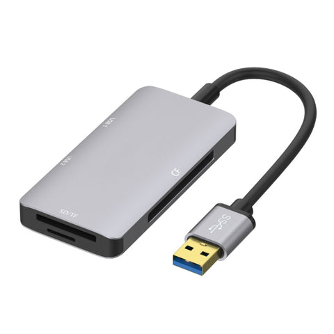 HUB USB 3.0 Onten 8107 con lettore di schede CF SD TF, 8107