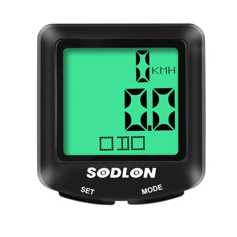 SDL-571 Display digitale LCD Computer da bicicletta Cablato Impermeabile Contachilometri ciclo Tachimetro bici Cronometro Accessori per l'equitazione Strumenti, SDL-571