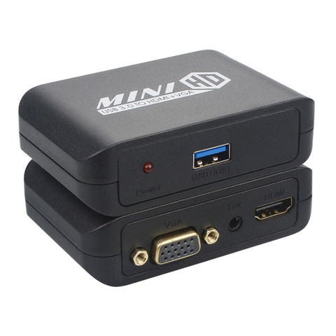 Adattatore da USB 3.0 a HDMI+VGA