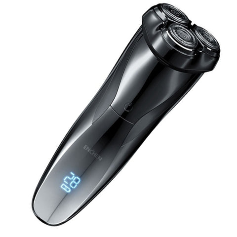 Rasoir de barbe électrique original Xiaomi Youpin Yingqu Blackstone3 pour homme portable pour la protection de la visière avec trois test de taglio