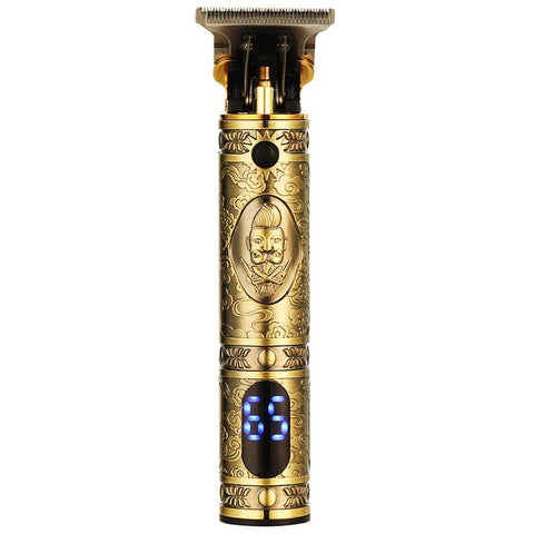 Tagliacapelli VGR V-228 5W USB avec incision rétro avec affichage numérique à LED, V-228 (Bronze), V-228 (Argent)