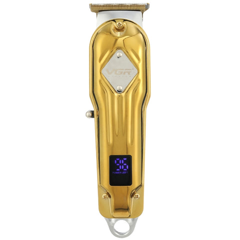 Étiquettes professionnelles en métal USB VGR V-261 de 8 W avec affichage numérique à LED, V-261 (Or), V-261 (Argent)