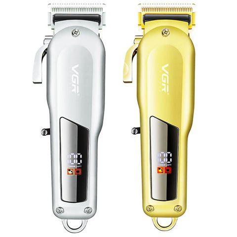 Étiquettes électriques en métal USB VGR V-278 de 10 W avec affichage numérique à LED, V-278 (Or), V-278 (Argent)
