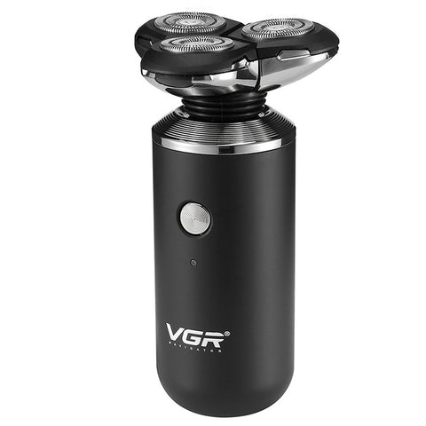 Rasoio elettrico a tre reti galleggiante tridimensionale omnidirezionale USB VGR V-317 da 5 W, V-317