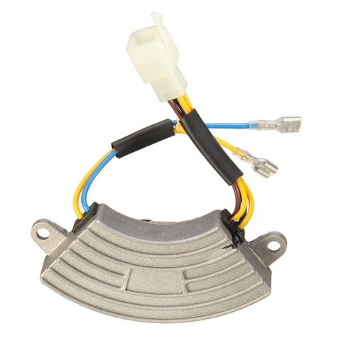 Generatore da 3500 Watt AVR Raddrizzatore regolatore di tensione automatico AVR 250V 220uF Coperchio base in alluminio 6 fili, Voltage Regulato