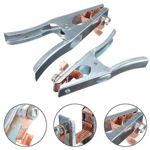 Morsetto per cavo di terra da 300Amp Morsetto per clip per cavo di terra da 175 mm Saldatore manuale per saldatrice Portaelettrodi per uso professionale, Ground Cable Clip