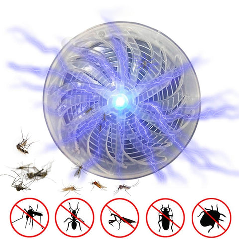 Repellente per zanzare ad energia solare per la casa, insetti, parassiti, lampada a luce UV, per esterni, interni, insetti, zapper, repellente per zanzare, Zapper Repellent