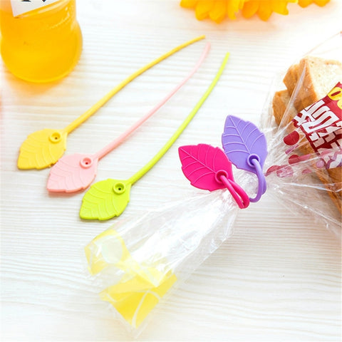 20 pièces. Protection ambiante, sac en plastique en silicone, clip de fixation, sac pour aliments, attaches pour aliments, sac coloré décontracté, attache de câble en lot