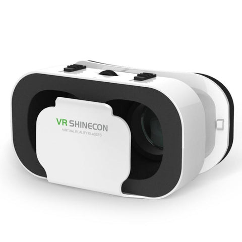 Lunettes VR Shinecon 5a génération Lunettes VR Lunettes pour réalité virtuelle 3D Caméra portable légère pour téléphone cellulaire de 4,7 à 6,0 pouces