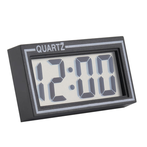 Orologio digitale elettronico leggero e conveniente con display LCD digitale per cruscotto dell'auto, Dashboard Clock