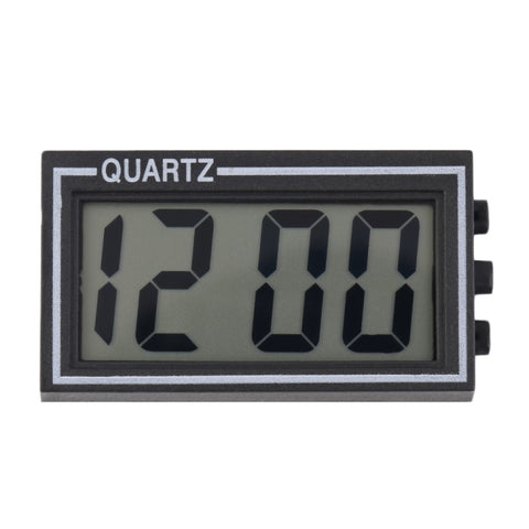 Orologio digitale elettronico leggero e conveniente con display LCD digitale per cruscotto dell'auto, Dashboard Clock