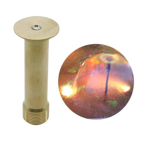 Ugello per fontana con ugello emisferico a fungo in rame, Fountain Hemisphere Nozzle
