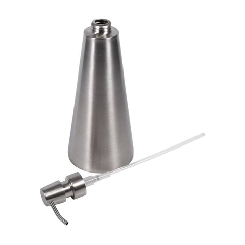 Bottiglia disinfettante per le mani con cono dispenser di sapone in acciaio inossidabile da 800 ml, 800ml
