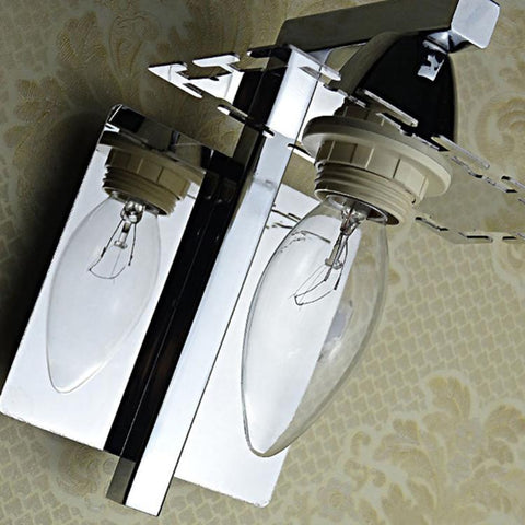 Lampada da parete in cristallo per corridoio corridoio corridoio camera da letto moderna semplice e creativa a testa singola con sorgente luminosa a LED da 5 W