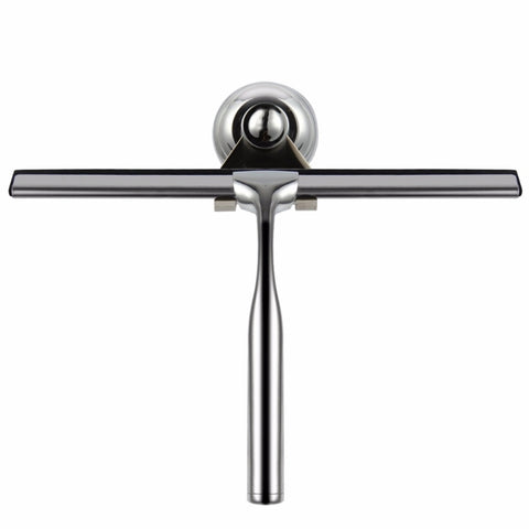Tergivetro per vetri per finestre, doccia, specchio da bagno, tergicristallo in gomma con gancio di aspirazione per la rimozione del vapore acqueo, Glass Window Squeegee Cleaner