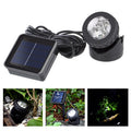Dual-Use Solar Spotlight for Pool and Garden Lighting
