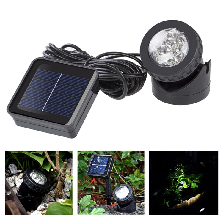 Dual-Use Solar Spotlight for Pool and Garden Lighting