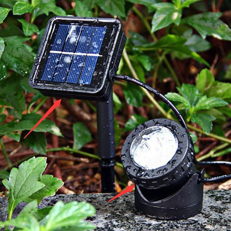Dual-Use Solar Spotlight for Pool and Garden Lighting