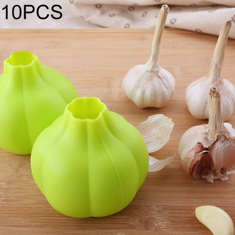 Ustensile de cuisine créatif pour éplucher l'ail en silicone pour 10 pièces, Éplucheur d'ail